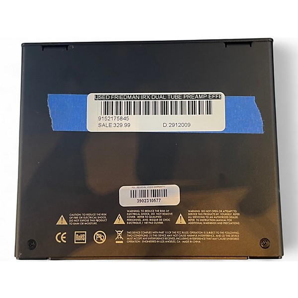 Used Friedman IRX DUAL TUBE PREAMP Effect Pedal