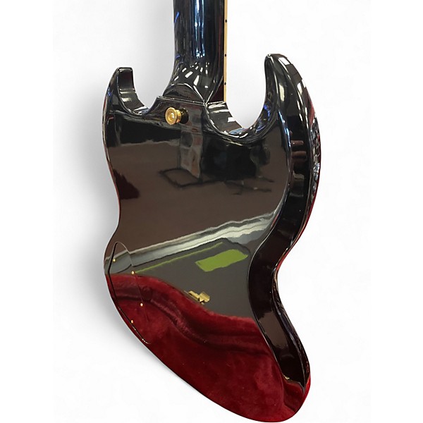 Used 2025 Gibson 1961 REISSUE SG STANDARD MAESTRO Ebony Solid Body Electric Guitar