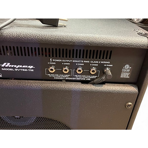Used Ampeg GVT52 50W 1x12 Tube Guitar Combo Amp