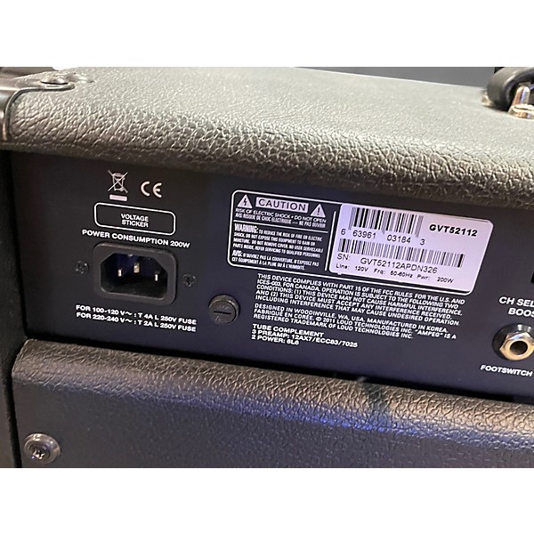 Used Ampeg GVT52 50W 1x12 Tube Guitar Combo Amp