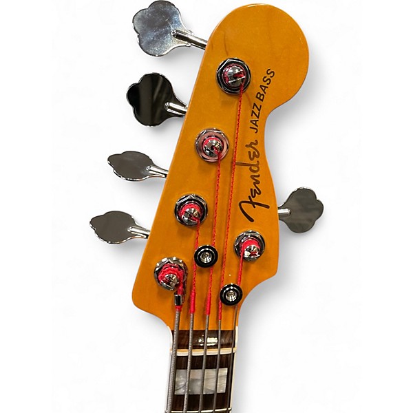 Used Fender American Ultra Jazz Bass V MOCHABURST Electric Bass Guitar