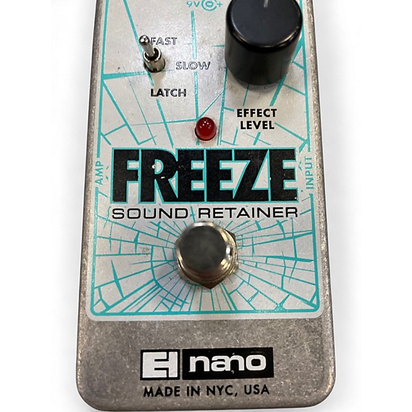 Used Electro-Harmonix Freeze Sound Retainer Compression Effect Pedal