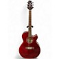 Used Takamine EG440C Crimson Red Trans Acoustic Electric Guitar