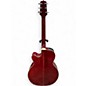 Used Takamine EG440C Crimson Red Trans Acoustic Electric Guitar