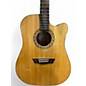 Used Washburn WD7SCE Natural Acoustic Electric Guitar