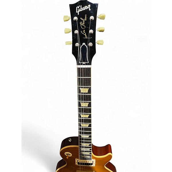 Used Gibson Custom HP DC Les Paul '59  Reissue Amber Solid Body Electric Guitar