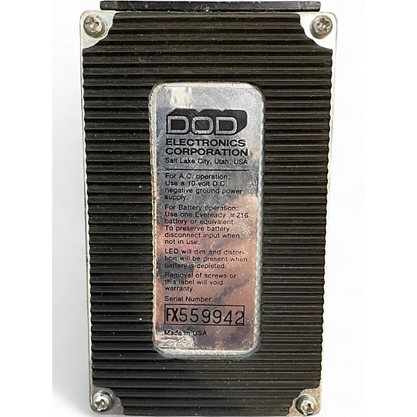 Used DOD FX57 Hard Rock Distortion Effect Pedal