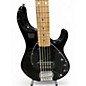 Used Sterling by Music Man stingray 5 Black Electric Bass Guitar