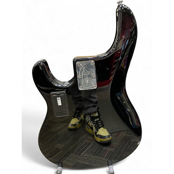 Used Sterling by Music Man stingray 5 Black Electric Bass Guitar