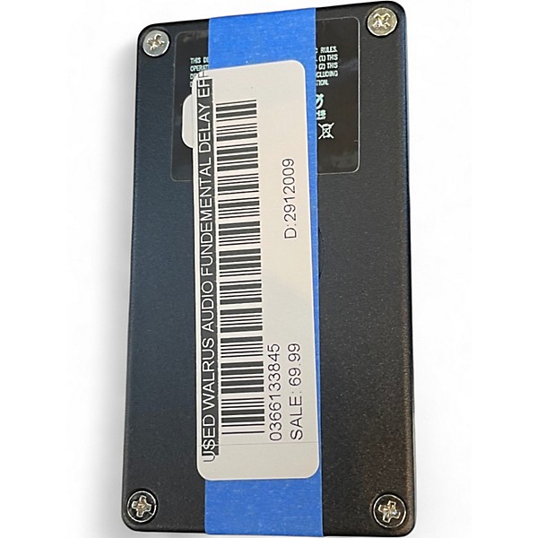 Used Walrus Audio FUNDEMENTAL DELAY Effect Pedal