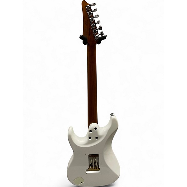 Used Ibanez Luca Mantovanelli Signature Prestige Luna White Solid Body Electric Guitar