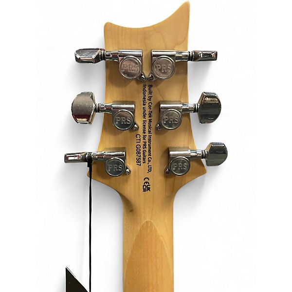 Used PRS SE CE24 Satin Metallic Silver Solid Body Electric Guitar