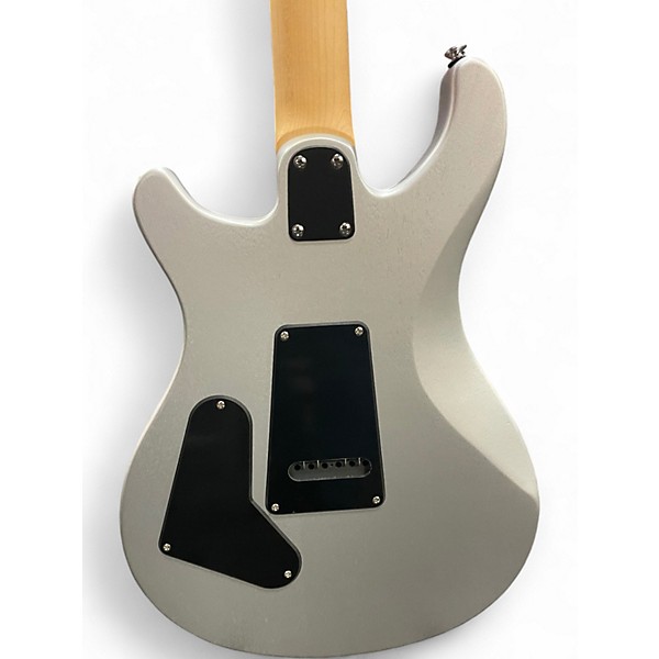 Used PRS SE CE24 Satin Metallic Silver Solid Body Electric Guitar
