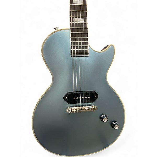 Used Epiphone Jared James Nichols "Blues Power" Les Paul Pelham Blue Solid Body Electric Guitar
