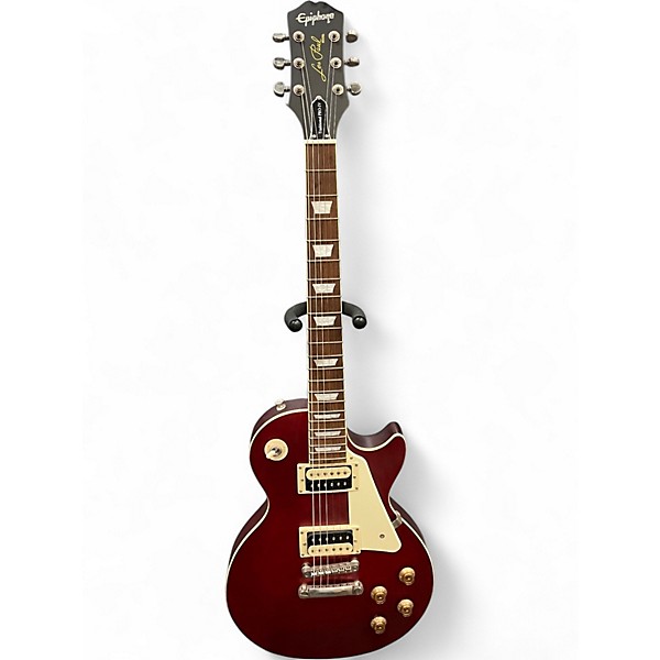 Used Epiphone Les Paul Traditional Pro IV Wine Red Solid Body Electric Guitar