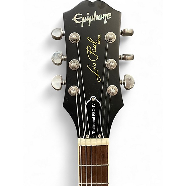 Used Epiphone Les Paul Traditional Pro IV Wine Red Solid Body Electric Guitar