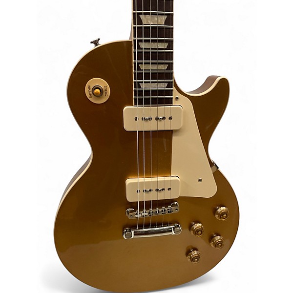Used Gibson Les Paul Standard '50s P-90 Gold Top Solid Body Electric Guitar