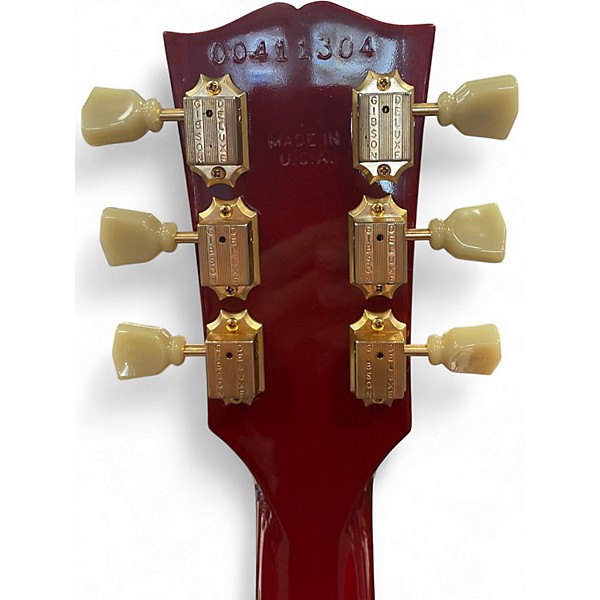 Used 2001 Gibson Les Paul Studio Premium Plus Wine Red Solid Body Electric Guitar