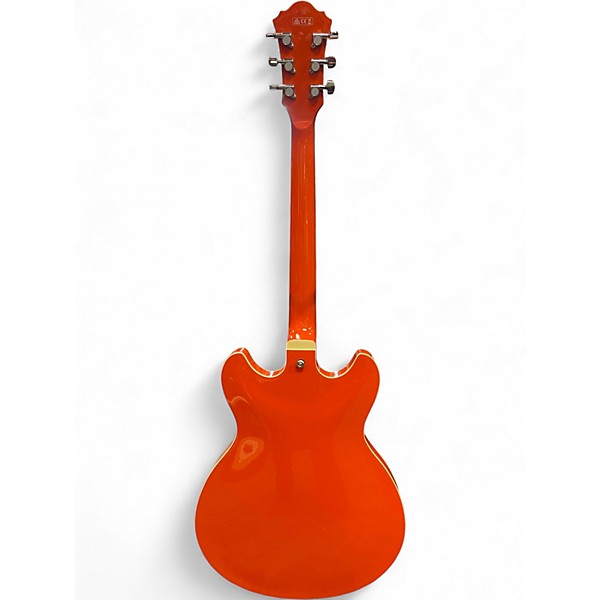 Used 2018 Ibanez AS63 Orange Hollow Body Electric Guitar