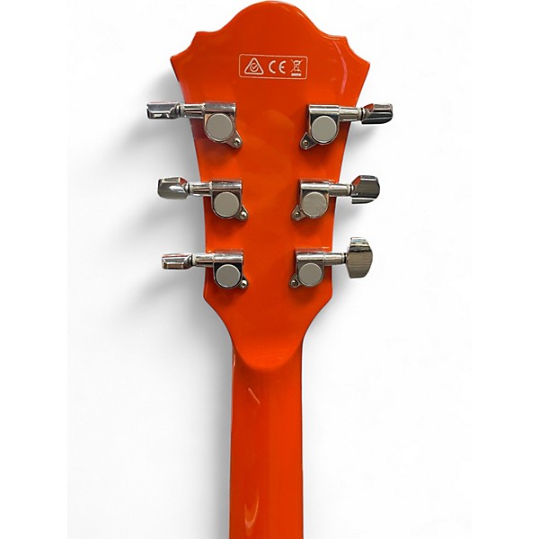 Used 2018 Ibanez AS63 Orange Hollow Body Electric Guitar