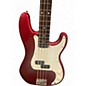 Used Squier Affinity Precision Bass Candy Apple Red Electric Bass Guitar