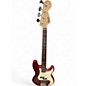 Used Squier Affinity Precision Bass Candy Apple Red Electric Bass Guitar