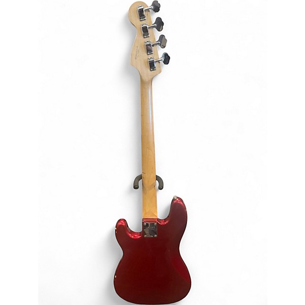 Used Squier Affinity Precision Bass Candy Apple Red Electric Bass Guitar