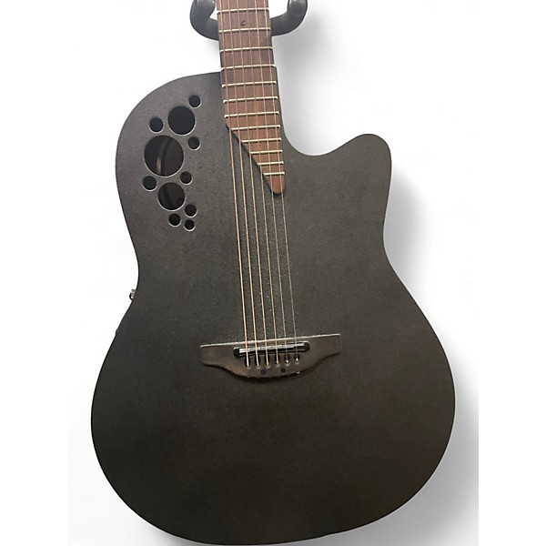 Used Ovation 1778TX-5 Elite Satin Black Acoustic Electric Guitar