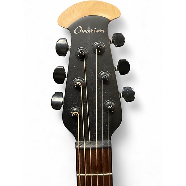 Used Ovation 1778TX-5 Elite Satin Black Acoustic Electric Guitar