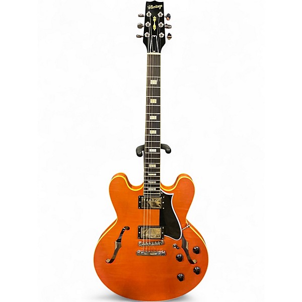 Used 2025 Heritage CUSTOM CORE H-535 FADED ORANGE Hollow Body Electric Guitar