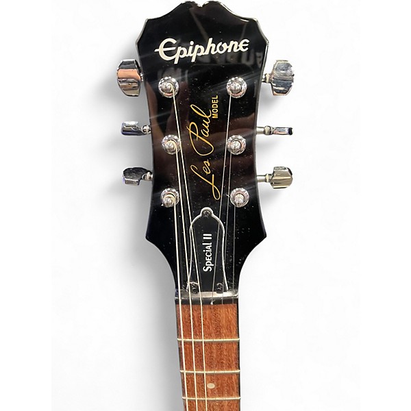 Used Epiphone Special II Black Solid Body Electric Guitar