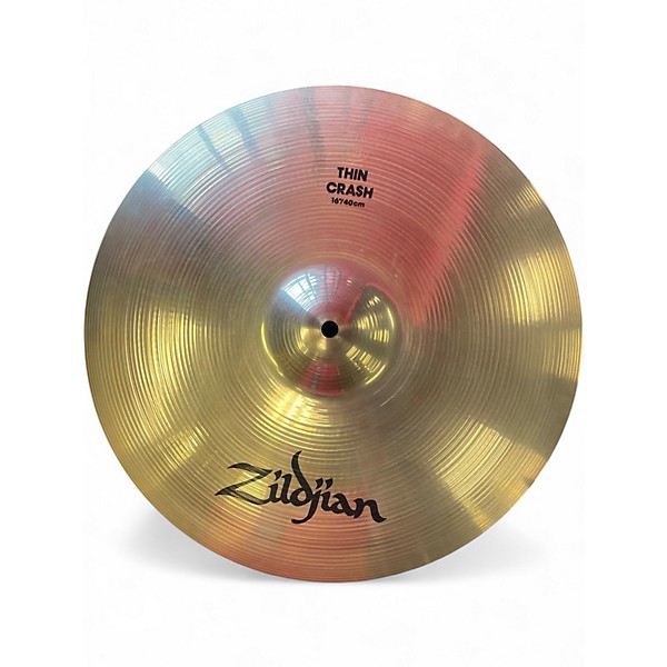 Used Zildjian 16in Thin Crash Cymbal