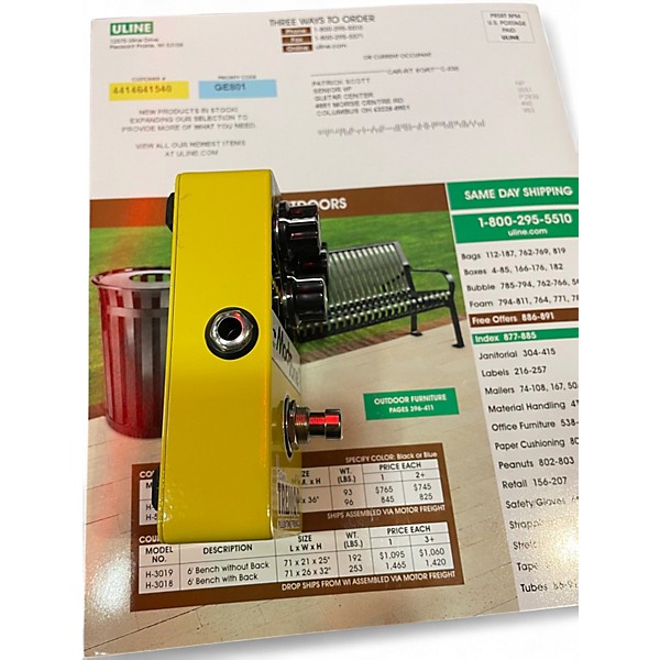 Used Modtone MTHT Harmonic Tremor Tremolo Effect Pedal