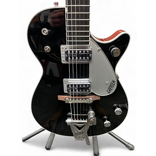 Used Gretsch Guitars G6128T-TVP Power Jet TV Jones Black Solid Body Electric Guitar