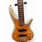 Used Ibanez SR405 5 String mars gold metallic burst Electric Bass Guitar