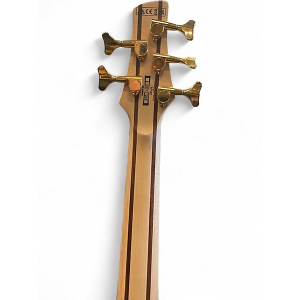 Used Ibanez SR405 5 String mars gold metallic burst Electric Bass Guitar