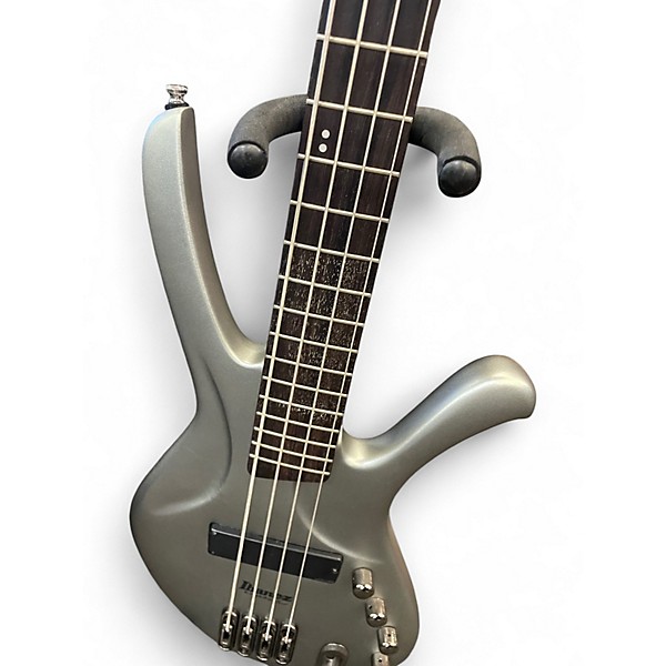 Used Ibanez EDA 900 Silver Electric Bass Guitar