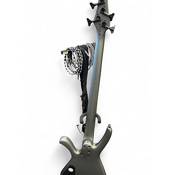 Used Ibanez EDA 900 Silver Electric Bass Guitar