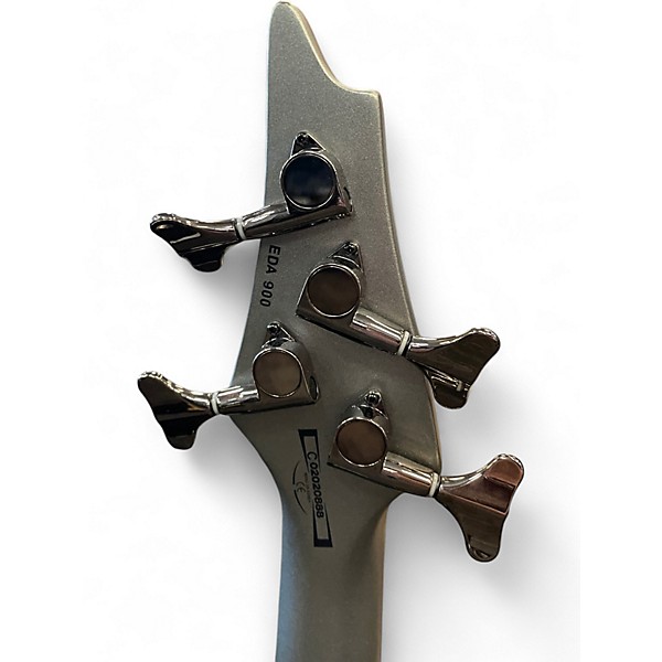 Used Ibanez EDA 900 Silver Electric Bass Guitar