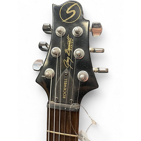 Used Greg Bennett Design by Samick ROCKWELL Black Solid Body Electric Guitar