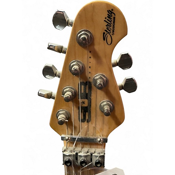 Used Sterling by Music Man Sub series wolfgang Black fade Solid Body Electric Guitar