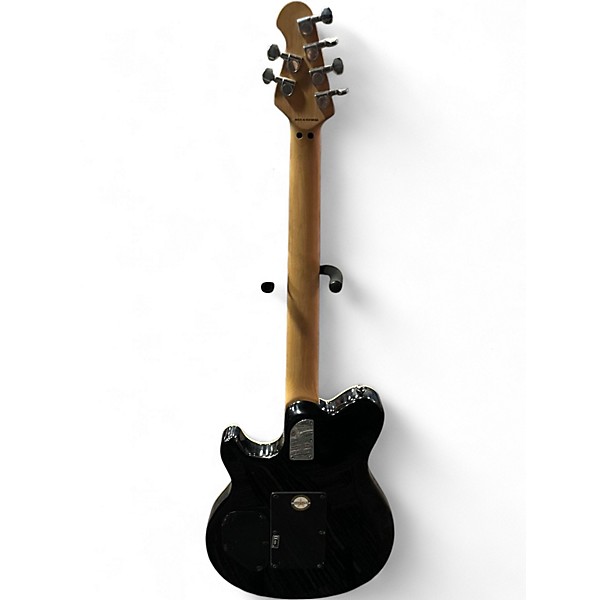 Used Sterling by Music Man Sub series wolfgang Black fade Solid Body Electric Guitar