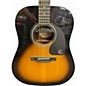 Used Epiphone PRO-1 Sunburst Acoustic Guitar