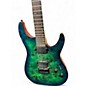 Used Schecter Guitar Research CR-6 AQUA BURST Solid Body Electric Guitar