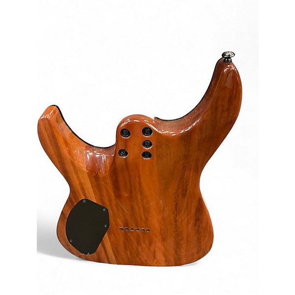 Used Schecter Guitar Research CR-6 AQUA BURST Solid Body Electric Guitar