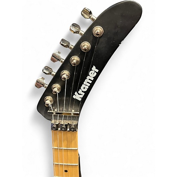 Used Kramer '84 BLACK Solid Body Electric Guitar