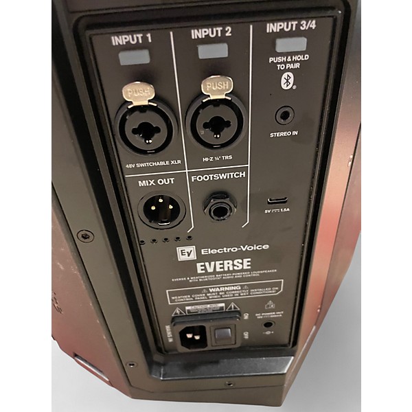 Used Electro-Voice EVERSE 8 Powered Speaker