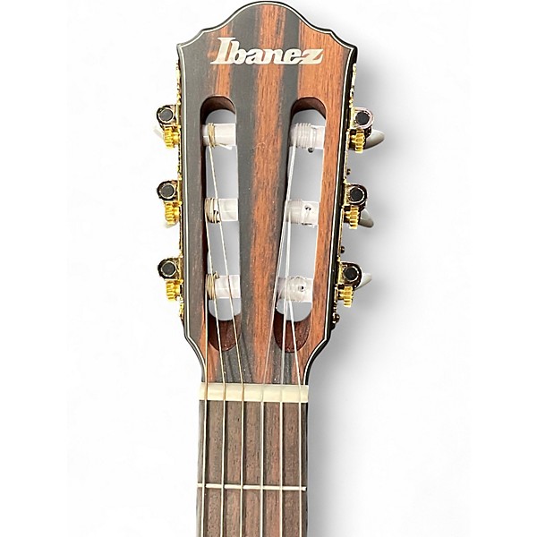 Used 2025 Ibanez FRH10N Indigo Blue Metallic Classical Acoustic Electric Guitar
