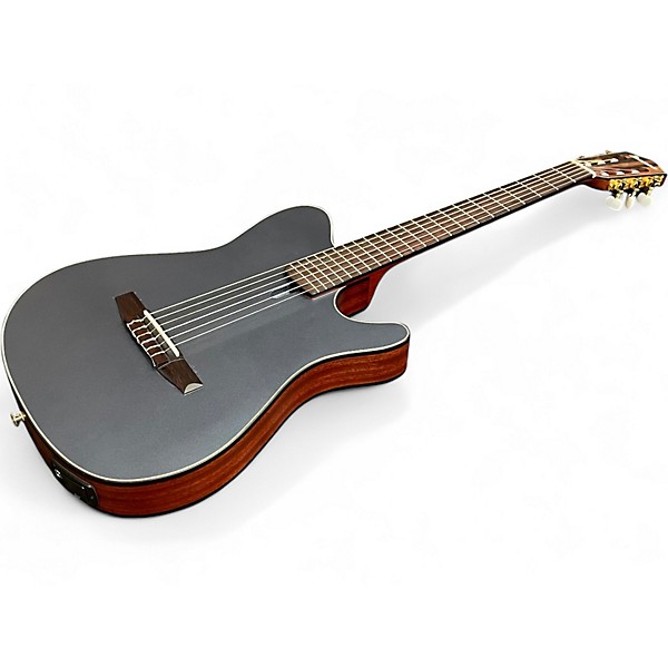 Used 2025 Ibanez FRH10N Indigo Blue Metallic Classical Acoustic Electric Guitar