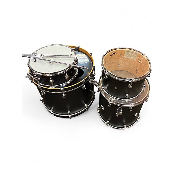Used Evans 4 Piece DESIGN SERIES BLACK Drum Kit